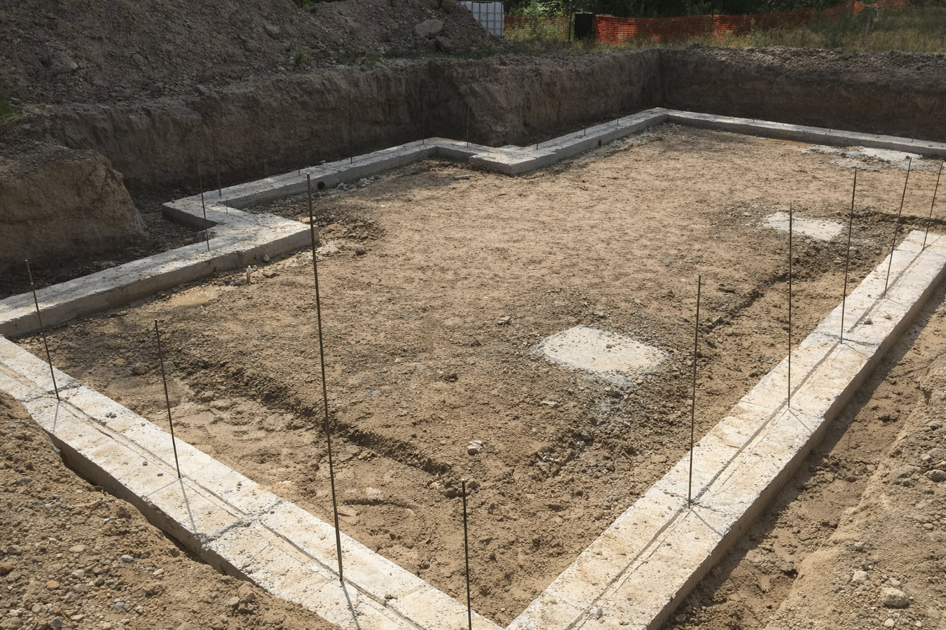 Concrete footings in La Habra, CA